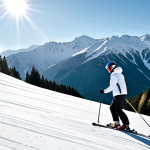 스키 강사의 자격증 취득 팁 - Beginner Lesson on Gentle Slope**

"A friendly, fully clothed ski instructor in a warm, practical sk...