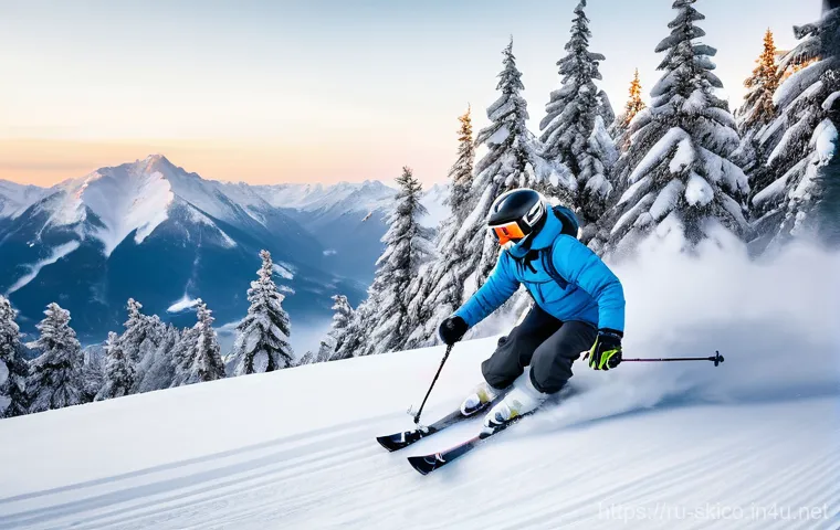 스키 강사의 안전 사고 예방 사례 - Image Prompt 1: Guiding Through Atmospheric Conditions** 스키 강사의 안전 사고 예방 사례 - Image Prompt 1: Guiding Through Atmospheric Conditions**