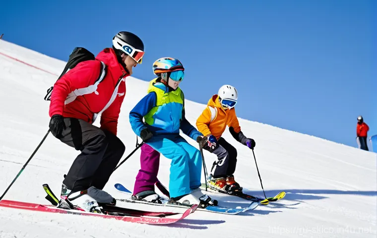 스키 강사의 초보자 대상 안전 수업 사례 - **Prompt:** A determined beginner skier, wearing a snugly fitting helmet, bright ski jacket, ski pan... 스키 강사의 초보자 대상 안전 수업 사례 - **Prompt:** A determined beginner skier, wearing a snugly fitting helmet, bright ski jacket, ski pan...