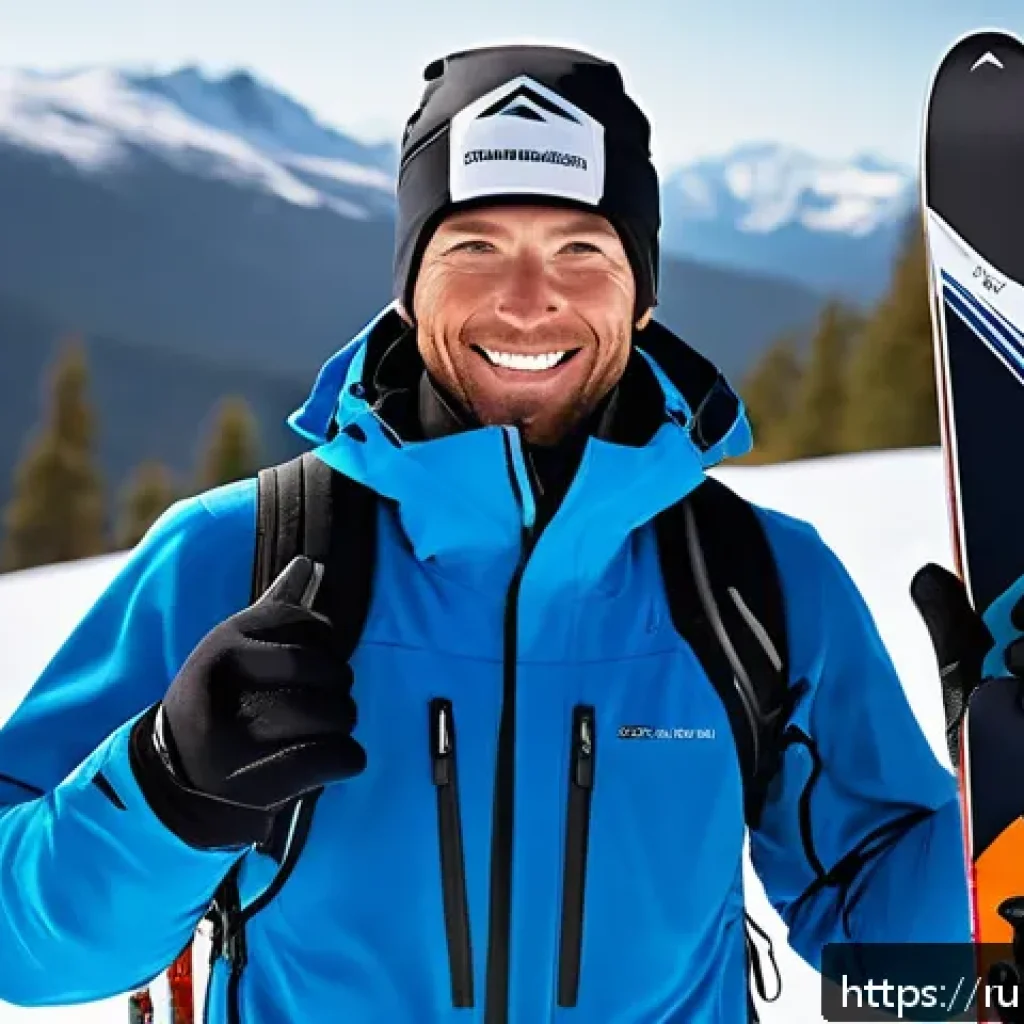 스키 강사로서의 패션 및 의상 팁 - A professional ski instructor dressed in high-performance synthetic thermal underwear made of polyes...
